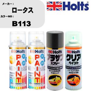 ペイントスプレー ロータス カラー番号 B113 上塗り1本/下塗り1本 & プラサフスプレー グレー MH11503 1本 & クリアスプレー MH11604 1本｜fpj-navi