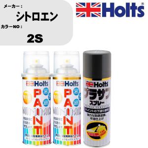 ペイントスプレー シトロエン カラー番号 2S 上塗り1本/下塗り1本 & プラサフスプレー グレー 品番 MH11503 1本｜fpj-navi