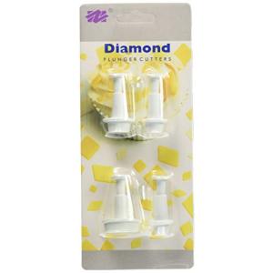 cotta 抜き型(丸 4個セット) 白 最大:径3.3×H1.5cm、最小:径1.9×H1.5cm 86785