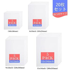【20枚/セット】キャンバスボード キャンバス...の詳細画像2