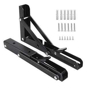 堅塁金物 棚受け金具 棚支え L字型 壁掛け 吊り棚 DIY 折りたたみ 収納 2個入 20CM