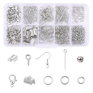 Hitasi 基礎パーツ 金具セット 10種 金具パーツ 留め金具 マルカン 接続金具 留め具 キット DIY 手芸用品 キーホル