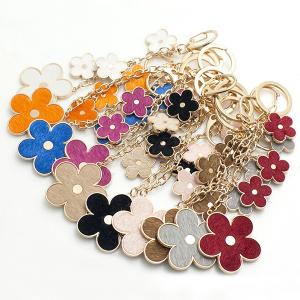 BIGフラワー×MINIフラワー トリプルフラワーチャーム キーホルダー