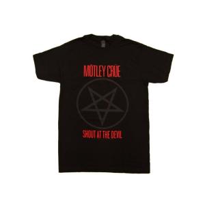 バンドTシャツ MOTLEY CRUE / SHOUT AT THE DEVIL モトリー・クルー オフィシャル ロックTシャツ (2XLサイズ) HR/HM｜fragile