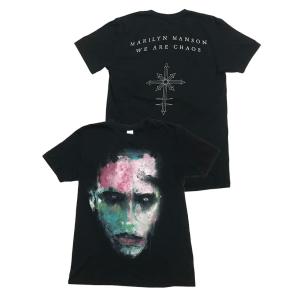 【正規品】ポスト便 MARILYN MANSON /  WE ARE CHAOS 1(2XL)【US へヴィロック オルタナ インダストリアル メタル ロック バンドTシャツ ミュージックT】｜fragile