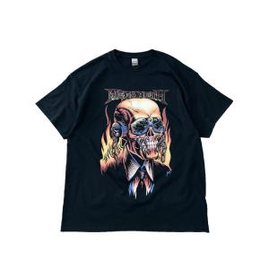 バンドTシャツ MEGADETH / FLAMING VIC (2XL) メガデス オフィシャル バンドTシャツ ロックTシャツ ヘヴィメタル サマソニ ラウドパーク｜fragile