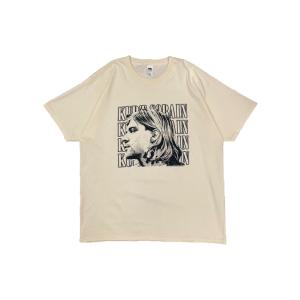 バンドTシャツ  KURT COBAIN / CONTRAST PROFILE (2XL) ニルヴァーナ オフィシャル ロックTシャツ カート・コバーン フー・ファイターズ NIRVANA｜fragile