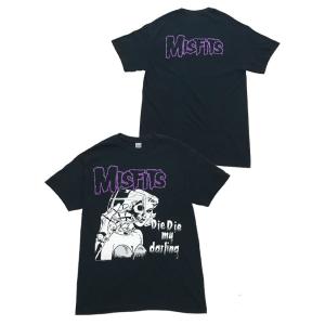 バンドTシャツ MISFITS / DIE DIE MY DARLING (2XL,3XL) ミスフィッツ オフィシャル ロックTシャツ ホラー ハードコア パンク PUNKSPRING｜fragile