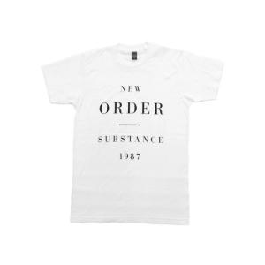 NEW ORDER SUBSTANCE ニュー・オーダー オフィシャル バンドTシャツ ポストパンク ニュー・ウェイヴ  ピーター・サヴィル】｜fragile