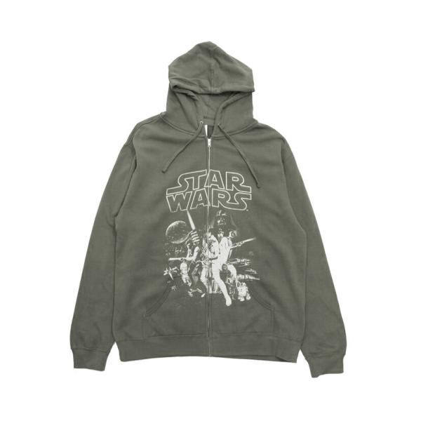 ムービーグッズ STAR WARS / POSTER ZIP HOODIE スターウォーズ オフィシ...