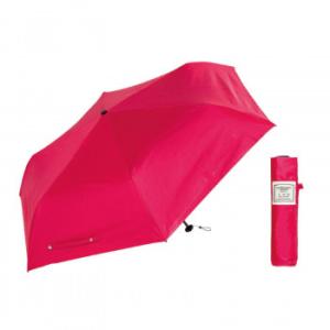 極軽カーボン(中面カラーコーティング) 折りたたみ傘 Pink CSFA-3F53-UH-PK｜fragileya