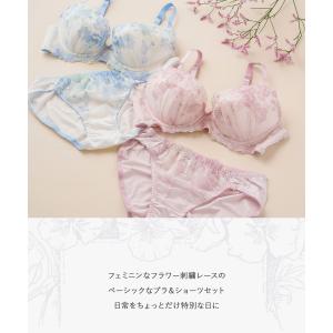 ブラジャー ショーツ セット 下着 レディース...の詳細画像2