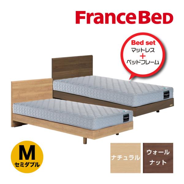 フランスベッド ベッドセット セミダブル レッグタイプ PR70-05F TW-010α