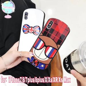 iPhone XR ケース iPhoneX iPhone Xs MAX iPhone8 ケース iPhone7plus ケース アイフォンX アイフォン8 くま 可愛い おしゃれ 衝撃吸収 iPhoneケース