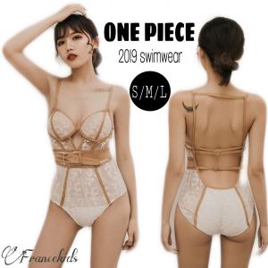 水着 レディース 体型カバー ワンピース モノキ...の商品画像