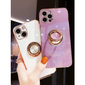 iphone15plus ケース リング付き 回転 レンズ保護 高級 iphone15promax ケース iPhone15 iPhone15Proケース 耐衝撃 オシャレ 韓国 キラキラ 可愛い 人気