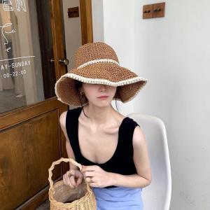 帽子 レディース 麦わら帽子 プレゼント春 夏...の詳細画像2