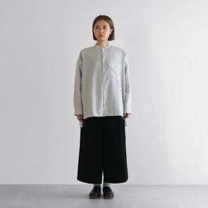 HUIS ハウス オーガニックコットン2wayタック&ギャザージャンバー