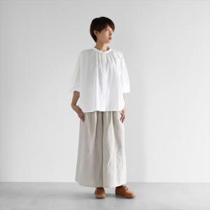 YAMMA ヤンマ産業 天日リネンキュロットパンツ cr-pt 3 colors : Simon