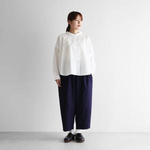 HUIS ハウス ダウンプルーフコットンロングスカート ホワイトベージュ 