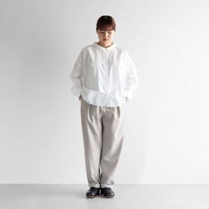 HUIS ハウス オーガニックコットン2wayタック&ギャザージャンバー