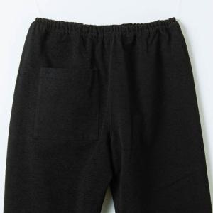 うなぎの寝床 久留米絣もんぺ 綿モール 無地 冬用 厚手 モスグリーン