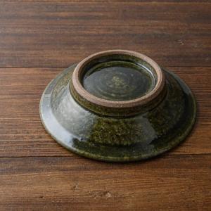 高橋あい 星の宮製陶 原土 6寸縁付平皿 縄紋 呉須の詳細画像3