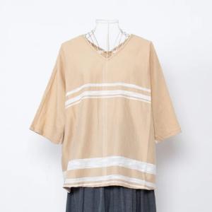 tamaki niime 玉木新雌 fuwa-T HALF SLEEVES 0 V首 05 : FRANK暮らし