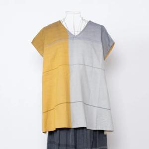 tamaki niime Tシャツ 播州織 コットン suton-T SHORT 全て一点もの