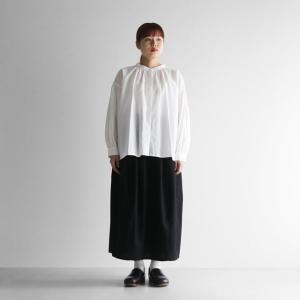 HUIS ハウス ［HUIS in house］SUVIN COTTONフレンチスリーブコクーンカットソー（グレージュ）レディス HUIS in house］SUVIN COTTONフレンチスリーブコクーン
