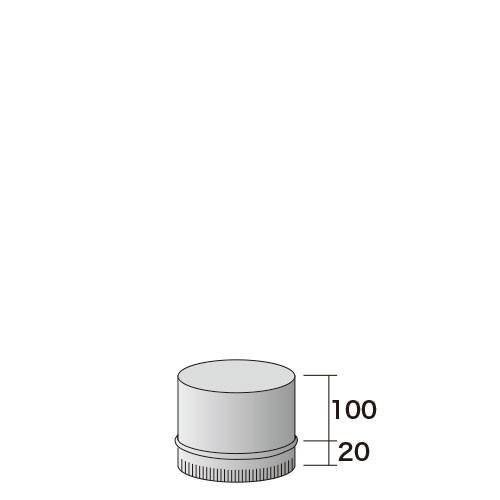 薪ストーブ用煙突 φ150直煙筒 口元用100mm