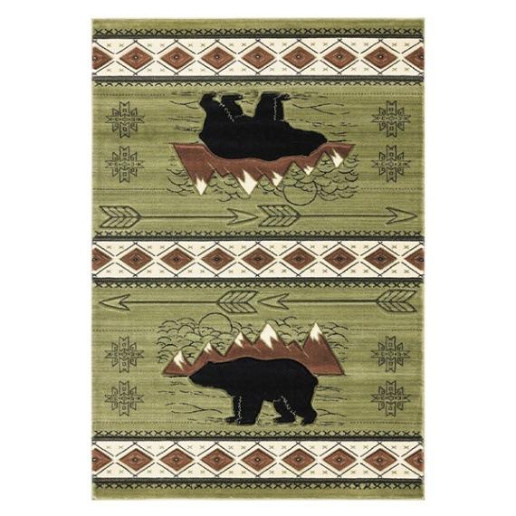 <薪ストーブに最適>アローズベアー　グリーン　R【代引き不可商品】