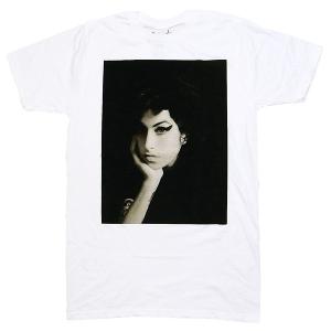 AMY WINEHOUSE エイミー ワインハウス B&W PHOTO TEE (Tシャツ)｜frantic-shop