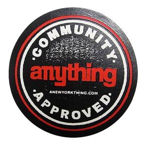 aNYthing エニシング COMMUNITY STICKER ステッカー｜frantic-shop