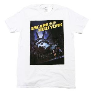 ESCAPE FROM NEW YORK (ニューヨーク1997) RUN POSTER TEE (Tシャツ)｜frantic-shop