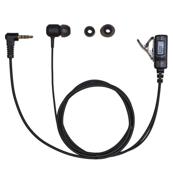 F.R.C. ABLEON カナル型イヤホンマイク AN-24 スマートフォン用トランシーバーアプリ...