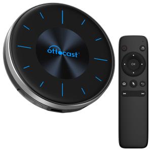 [ 送料無料 ] リモコン付 Ottocast オットキャスト OttoAiBox P3 (PCS46) + AIR MOUSE CarPlay AI Box アダプター Android12.0 ワイヤレス動画視聴｜frc-net