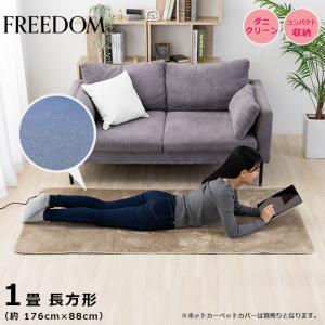 ホットカーペット  電気カーペット 1畳 本体 176×88cm ダニ退治