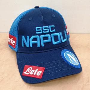 ナポリ NAPOLI 19/20 公式キャップ 帽子 青 Kappa カッパ イタリア