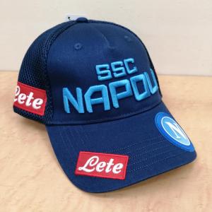 ナポリ NAPOLI 19/20 公式キャップ 帽子 紺 Kappa カッパ イタリア