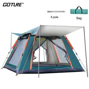 Goture-5?7人用の自動防水テント、2層キャンプテント、屋外、家族、カップル、時間の更新