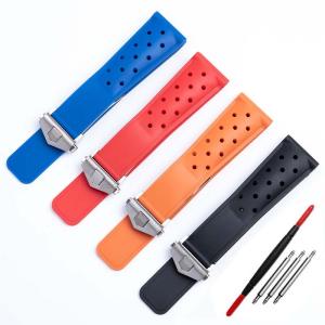 タグホイヤー 腕時計 ストラップ Tag Heuer ラバーバンド 22mm タグホイヤー 腕時計 ストラップ Tag Heuer ラバーバンド 22mm