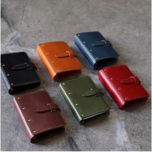 受注生産 システム手帳 ミニ6穴サイズ 本革 栃木レザー リング径20mm