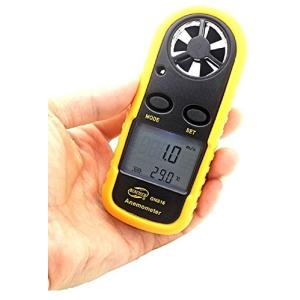 風速計 デジタル 温度計 風量計 小型 風速スケール 簡易測定 風速 天気 日本語説明書 付き gm816