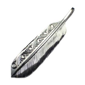 ブリッジ / Bridge 高肉唐草クロス ペンダント/K18＆シルバー