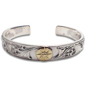 Ray Adakai ナバホ族 レイアダカイ バングル ダブルスタンプ