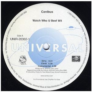 【レコード】CANIBUS - WATCH WHO U BEEF WIT 12" US 2000年リ...