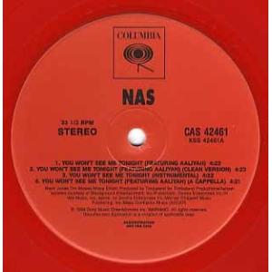 【レコード】NAS feat Aaliyah - YOU WON'T SEE ME TONIGHT ...