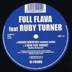 【レコード】FULL FLAVA feat Ruby Turner - CHINESE WHISPE...