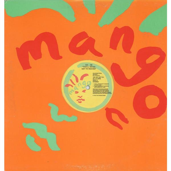 【レコード】54-46 - YOU'LL NEVER GET TO HEAVEN (PROMO) 1...
